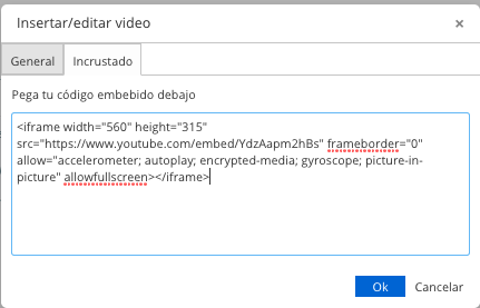 Insertar un video de Youtube dentro de un producto en PrestaShop