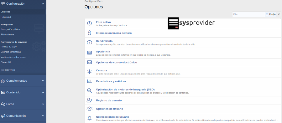 configurar las notificaciones de usuario 