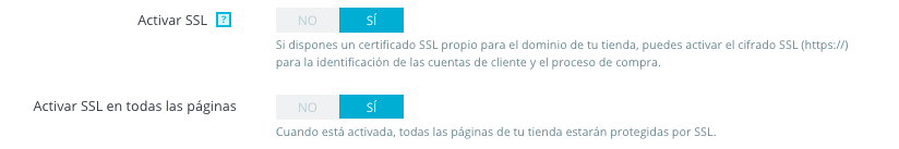 Activar SSL en PrestaShop 1.7