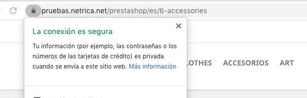 Activar SSL en PrestaShop 1.7