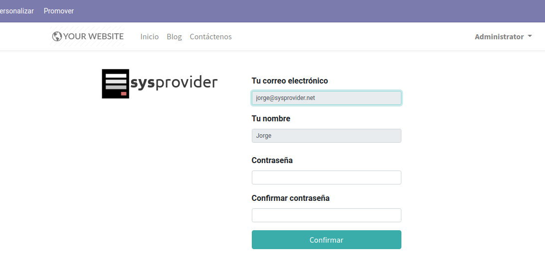 cambiar contraseña