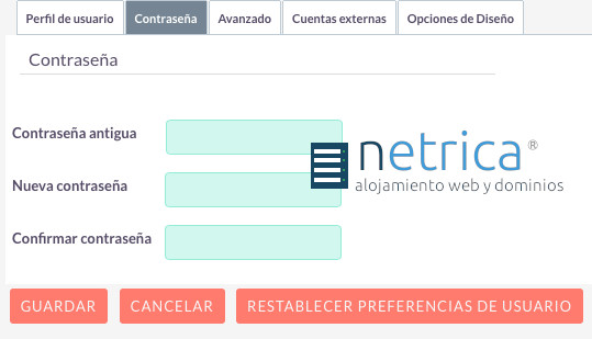 Cambiar contraseña de acceso a SuiteCRM