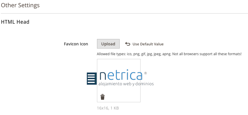 Cómo añadir un nuevo favicon para Magento 2.1 