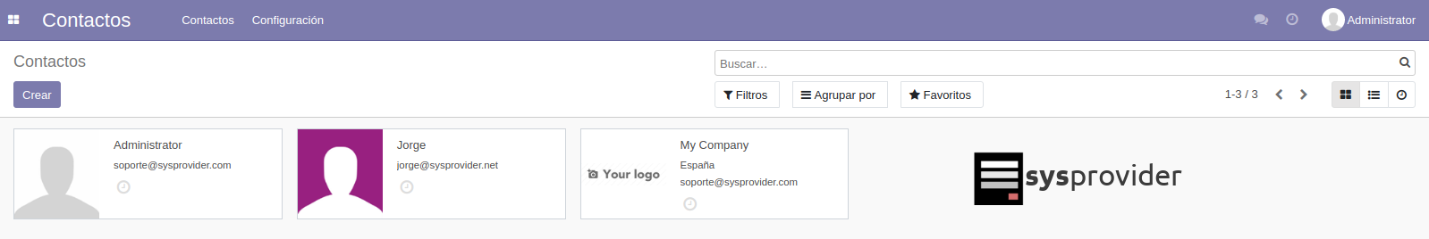 crear contacto