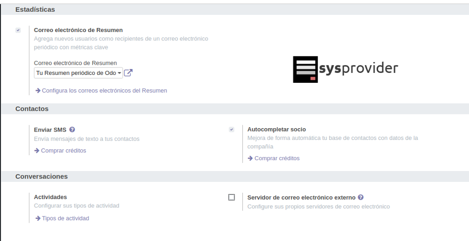 ajustes