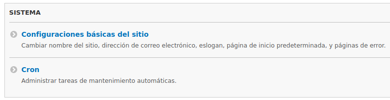 Cómo configurar las tareas cron en Drupal