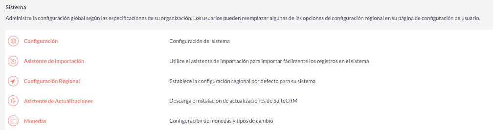 Crear una moneda en SuiteCRM
