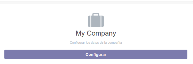 Cómo crear una nueva compañia en Odoo