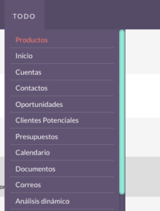 Cómo crear un nuevo producto o servicio en SuiteCRM
