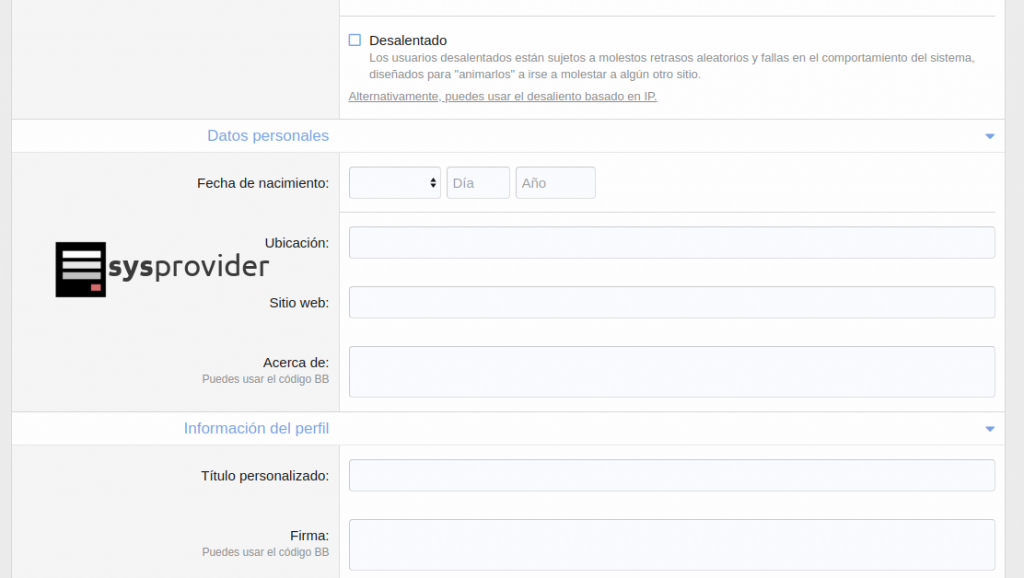 Cómo crear un nuevo usuario 