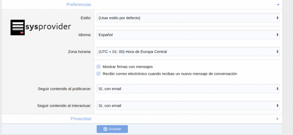 Cómo crear un nuevo usuario 