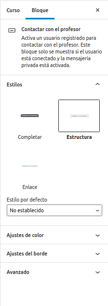 curso con sensei