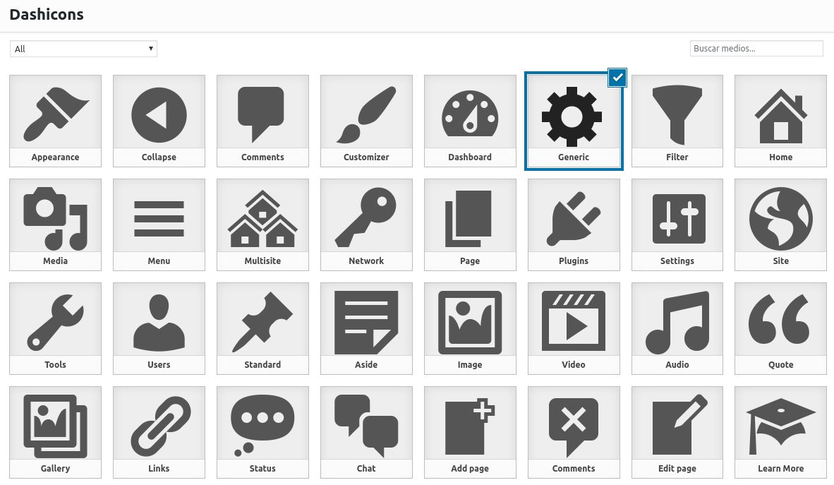 Cómo agregar iconos en el menú de un sitio web en WordPress
