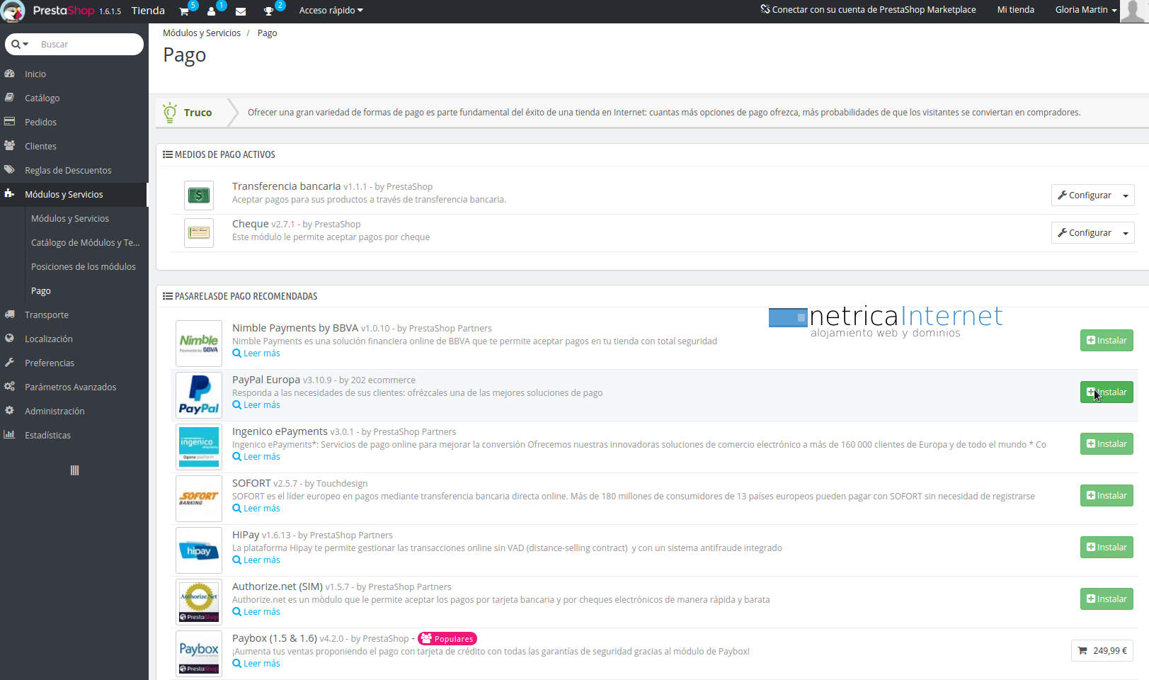 instalaryactivarpaypal