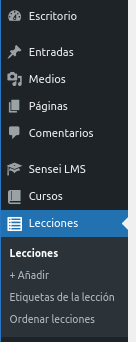 lecciones con sensei