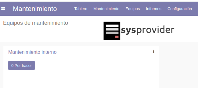 mantenimiento