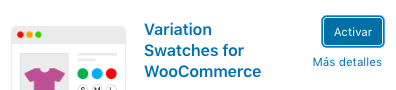 Mejorar el estilo de las opciones variables de WooCommerce