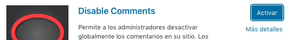 Plugin para desactivar o limitar los comentarios en WordPress