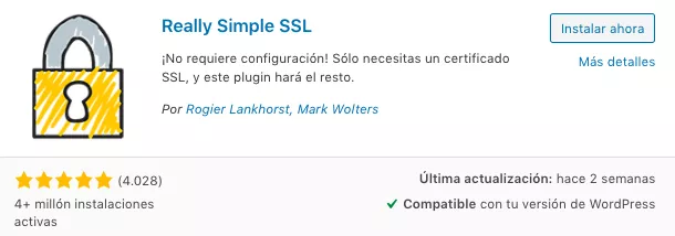 Cómo forzar a utilizar https en WordPress con el plugin Really Simple SSL