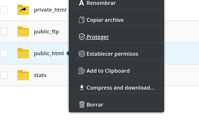 Cómo proteger un directorio con contraseña en DirectAdmin