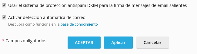 Cómo activar DKIM para un dominio en Plesk