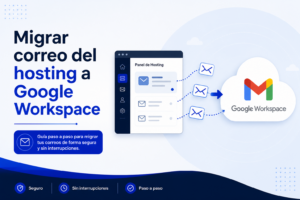 Pasar del correo incluido en cPanel o Plesk a Google Workspace sin perder mensajes