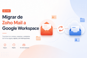 Migrar correo, contactos y calendarios de Zoho Mail a Google Workspace con Sysprovider