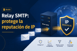 Relay SMTP y protección de reputación de IP en servidores de hosting