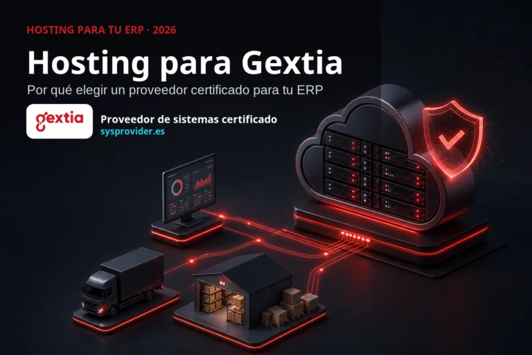 Hosting para Gextia proveedor certificado