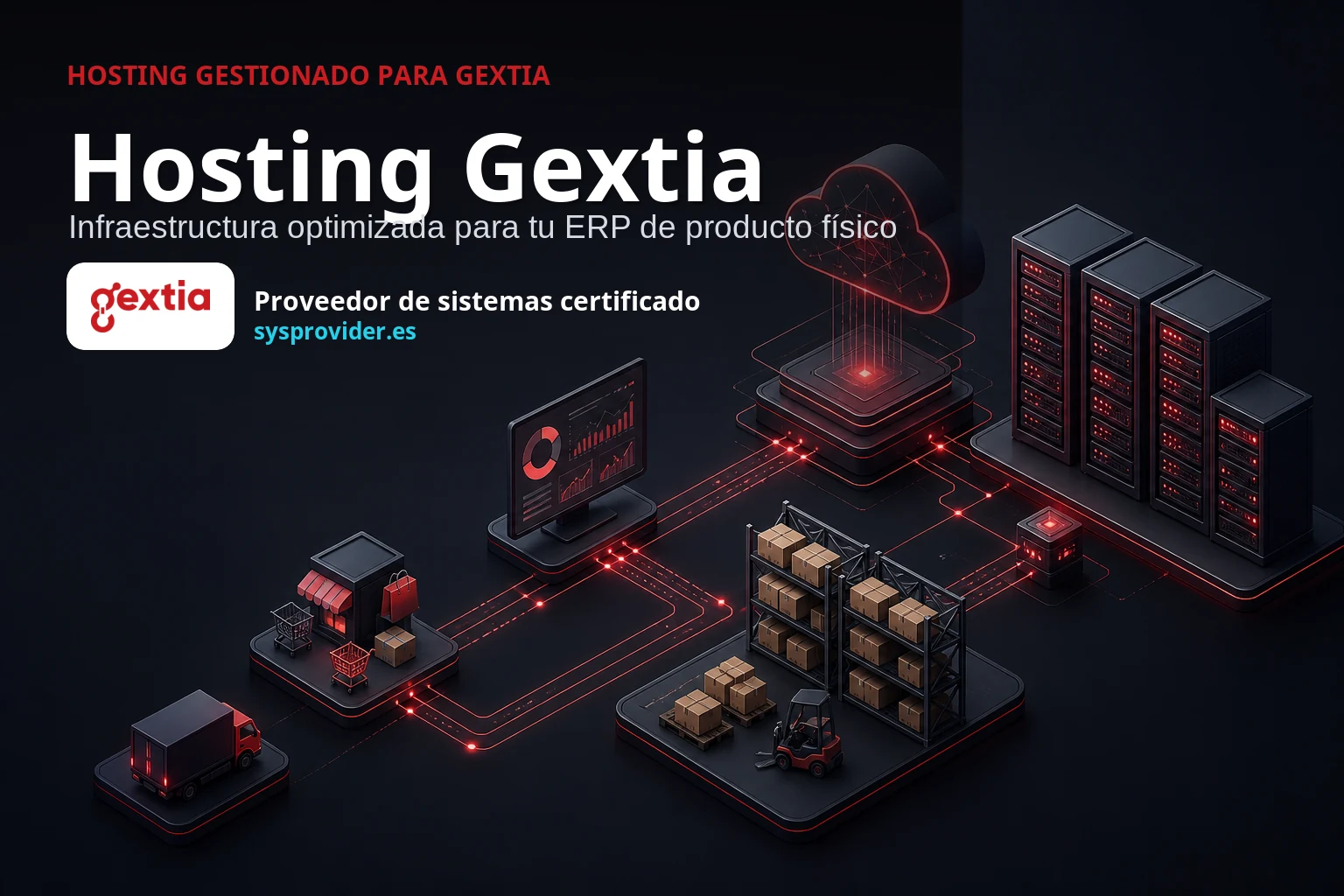 Hosting Gextia gestionado por Sysprovider