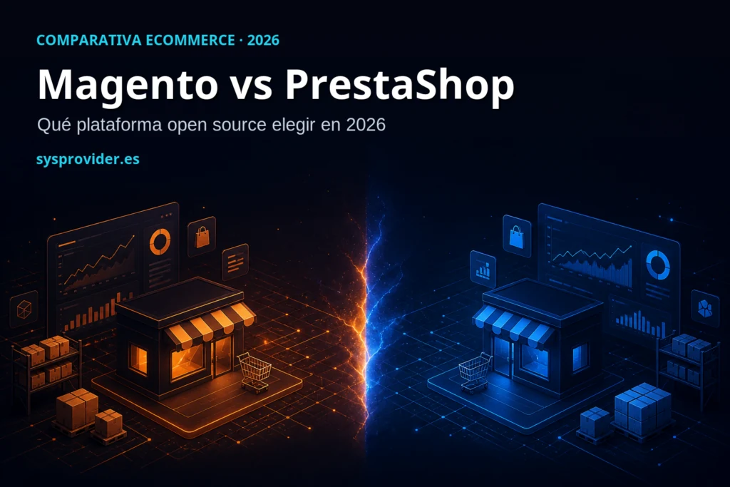 Magento vs PrestaShop: qué plataforma open source elegir en 2026