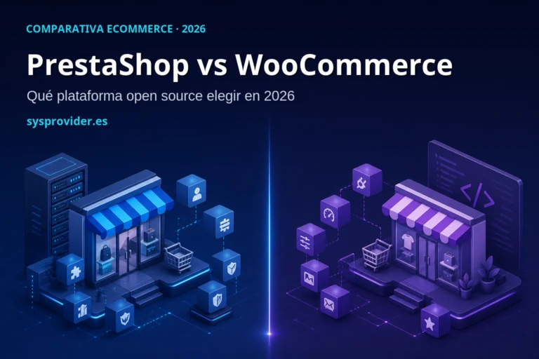 PrestaShop vs WooCommerce: comparativa 2026 - Sysprovider