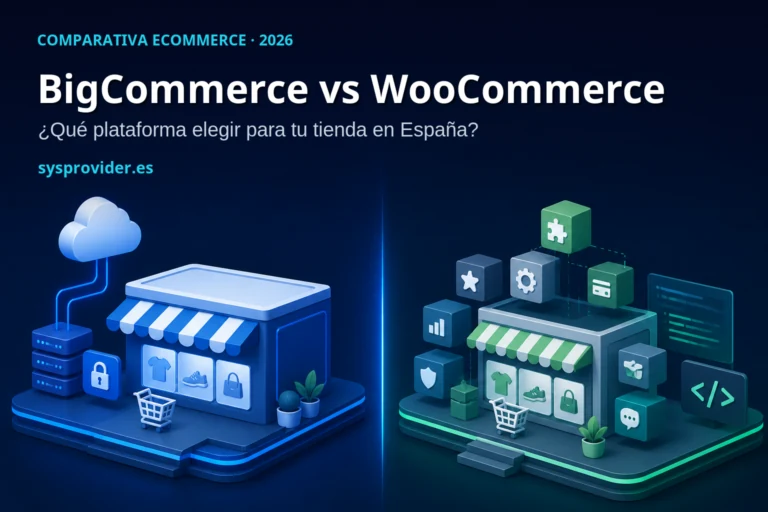 BigCommerce vs WooCommerce: comparativa 2026 - Sysprovider