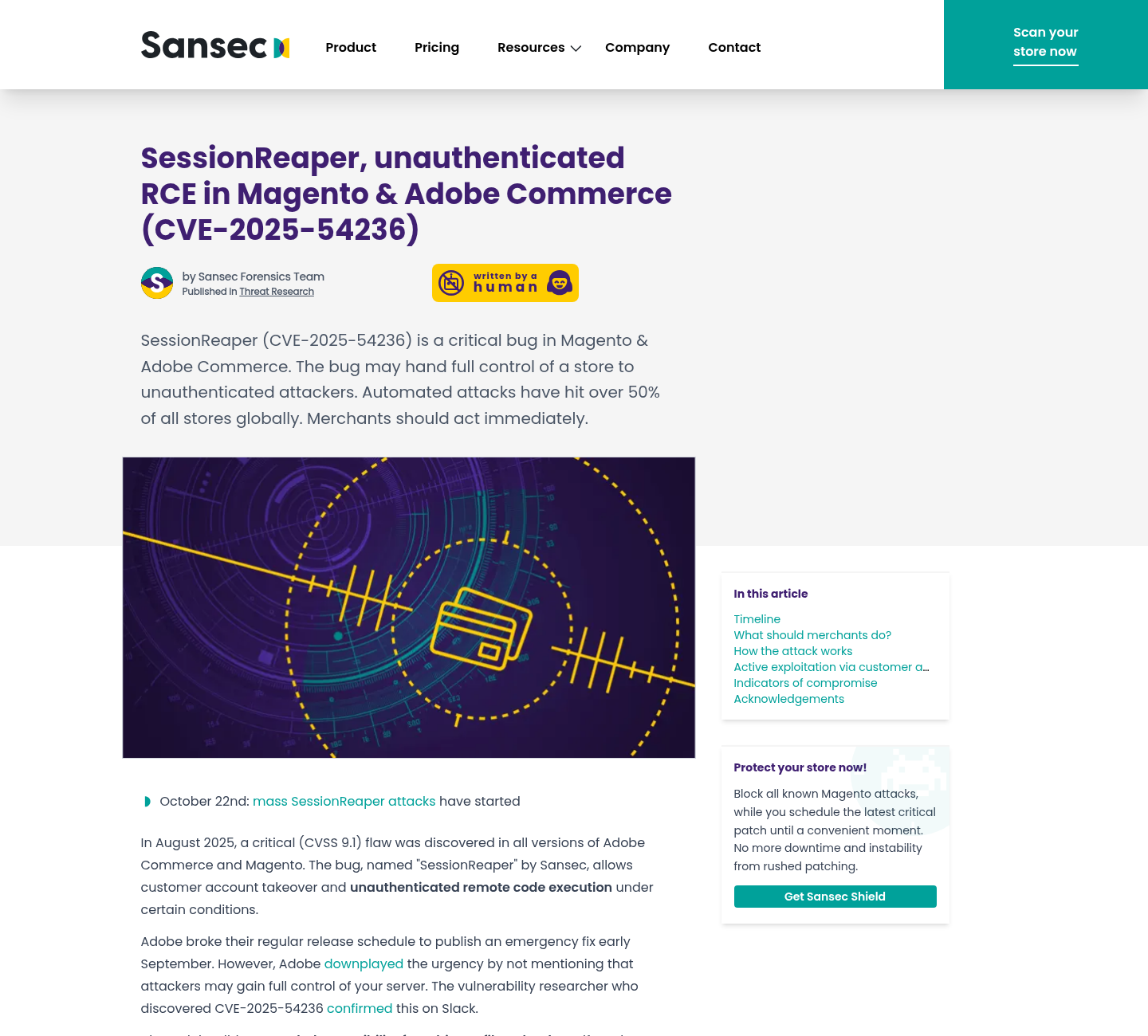 Analisis de SessionReaper (CVE-2025-54236) en Magento y Adobe Commerce