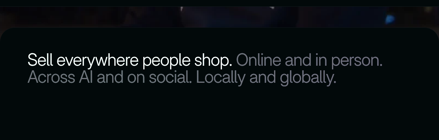 Pagina principal de Shopify